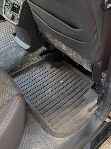 Before: Carpet & mats · Full detail · Subaru Forester · Cary · Jul 31